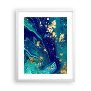 Poster in cornice bianca - Petali di sole - 40x50 cm