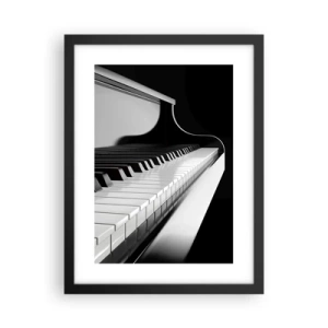 Poster in cornice nera - Armonia di forme e colori - 30x40 cm