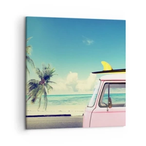 Quadro su tela - Stampe su Tela - Tempo di vacanze - 50x50 cm