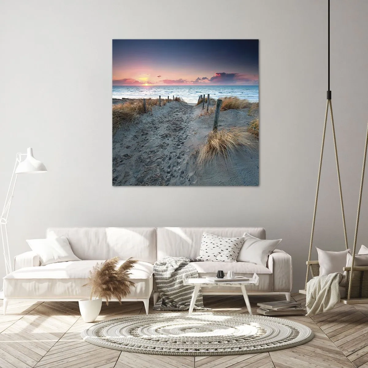 Quadro su tela - Stampe su Tela - Hai versato un arcobaleno di luce radiosa... - 30x30 cm