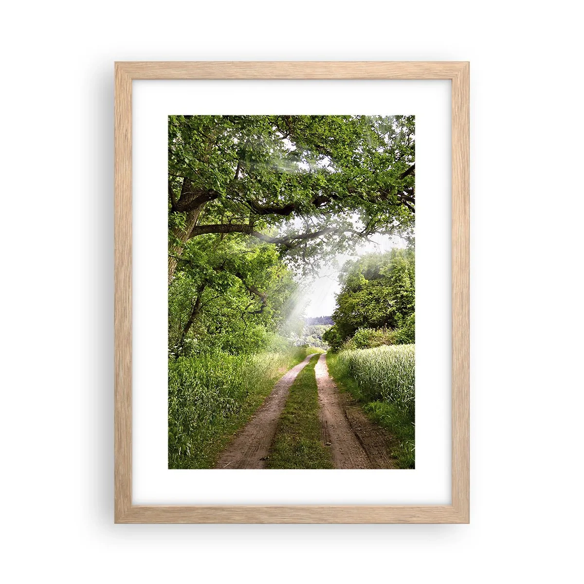 Poster in cornice rovere chiaro - Et in Arcadia ego - 30x40 cm