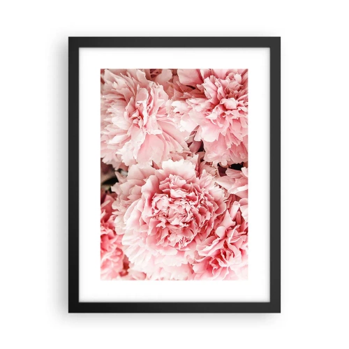 Poster in cornice nera - Sogno rosa - 30x40 cm