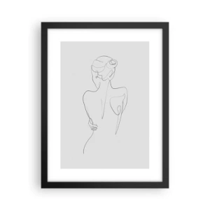 Poster in cornice nera - La musica del corpo - 30x40 cm