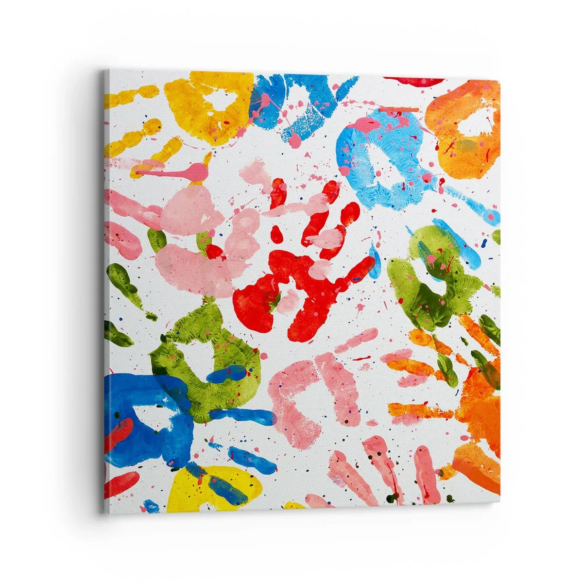 Quadro su tela - Stampe su Tela - Segui le tracce - 70x70 cm