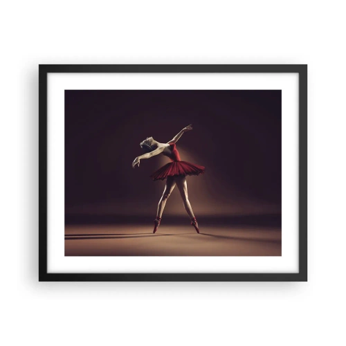 Poster in cornice nera - Prima ballerina - 50x40 cm