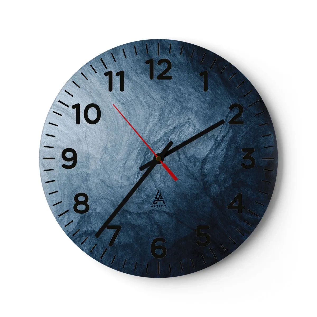 Orologio da parete - Orologio in Vetro - Arrivando in profondità - 40x40 cm