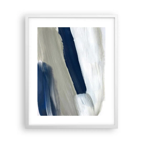 Poster in cornice bianca - Incontro con il bianco - 40x50 cm