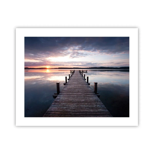 Poster - Il silenzioso confine del giorno e della notte - 50x40 cm