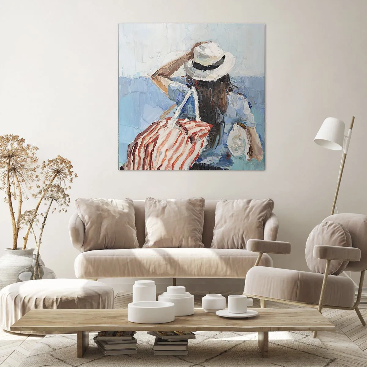 Quadro su tela - Stampe su Tela - Benvenuti in vacanza - 40x40 cm