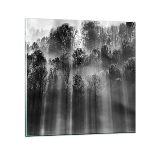 Quadro su vetro - Nei getti di luce - 30x30 cm