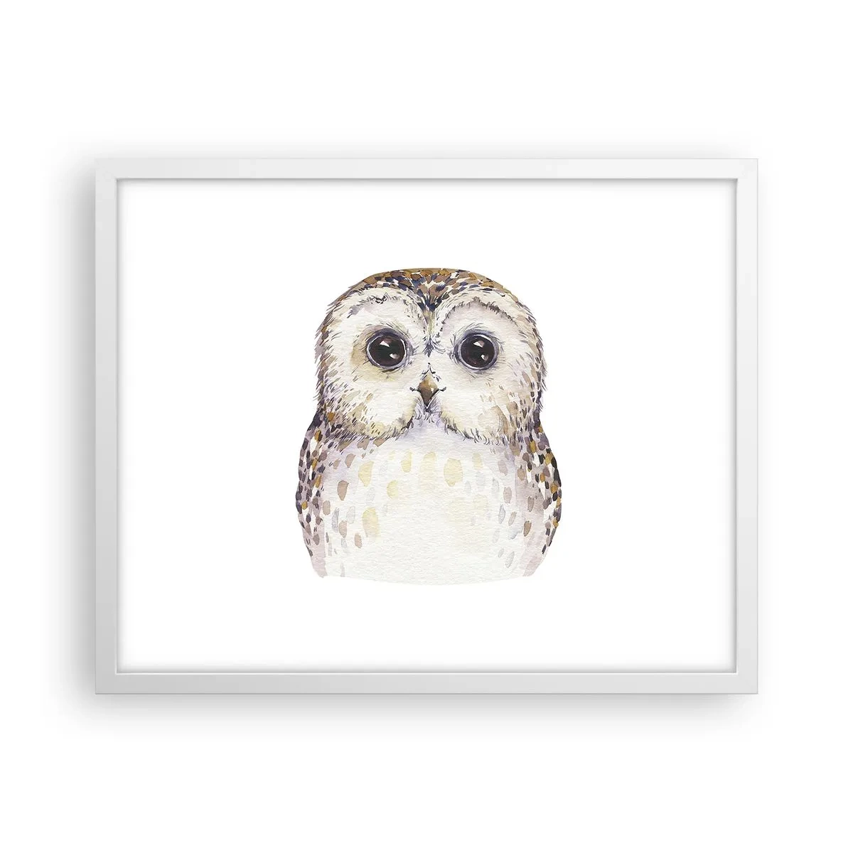 Poster in cornice bianca - Guardami negli occhi - 50x40 cm