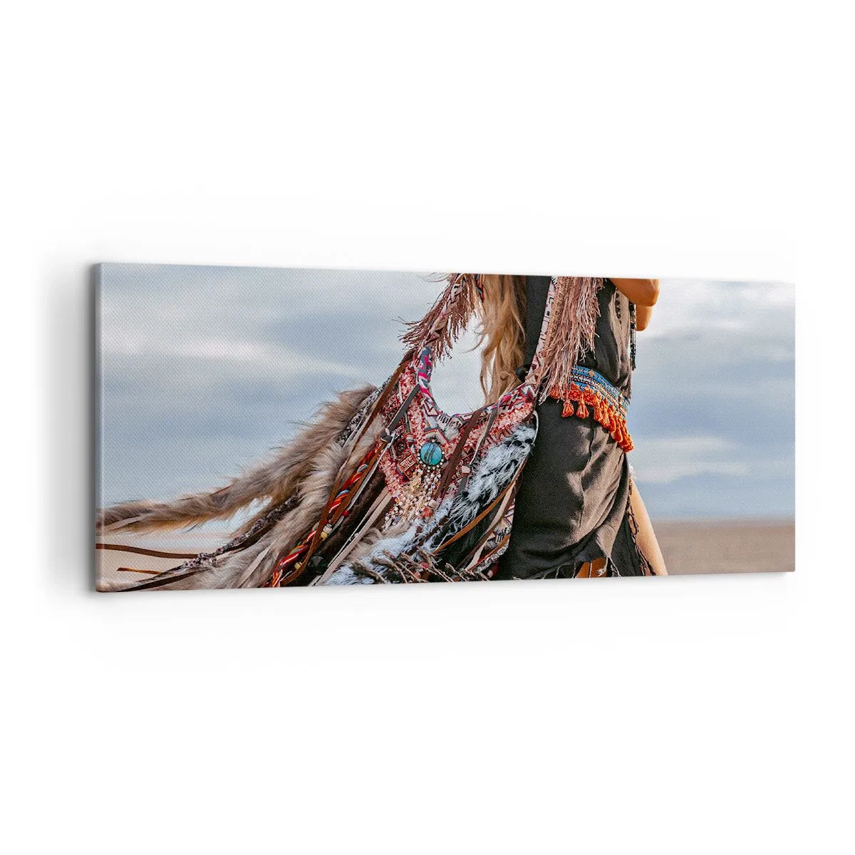 Quadro su tela - Stampe su Tela - La donna dello sciamano - 100x40 cm