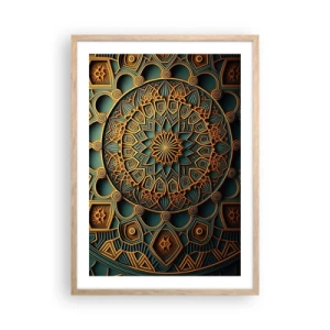 Poster in cornice rovere chiaro - Atmosfera araba - 50x70 cm