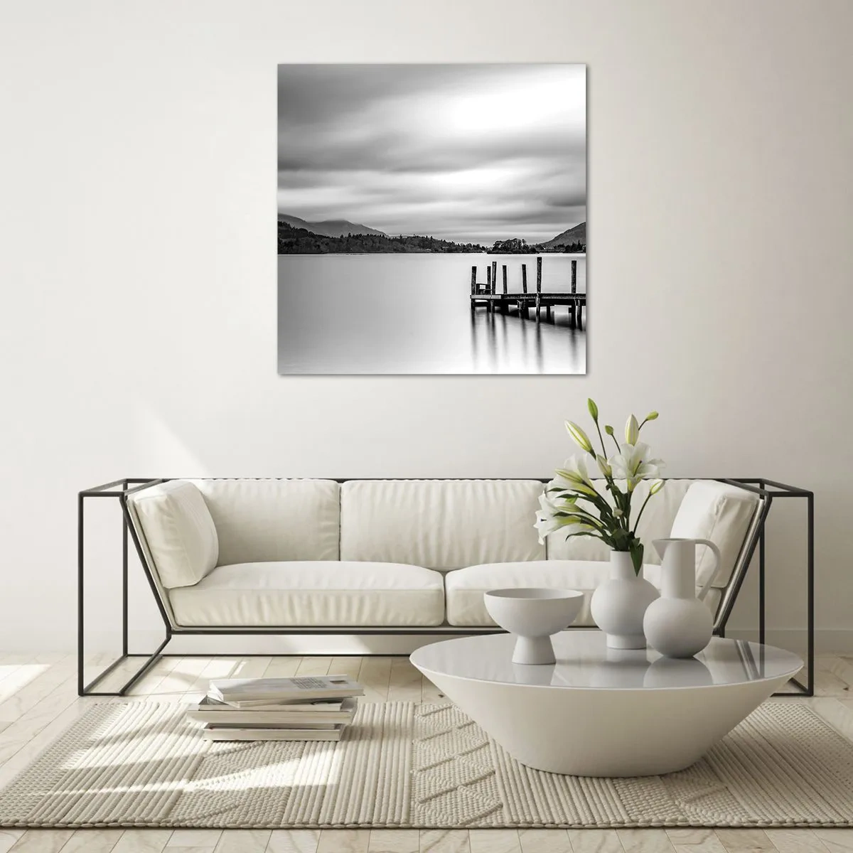 Quadro su vetro - Mitezza e forza - 60x60 cm