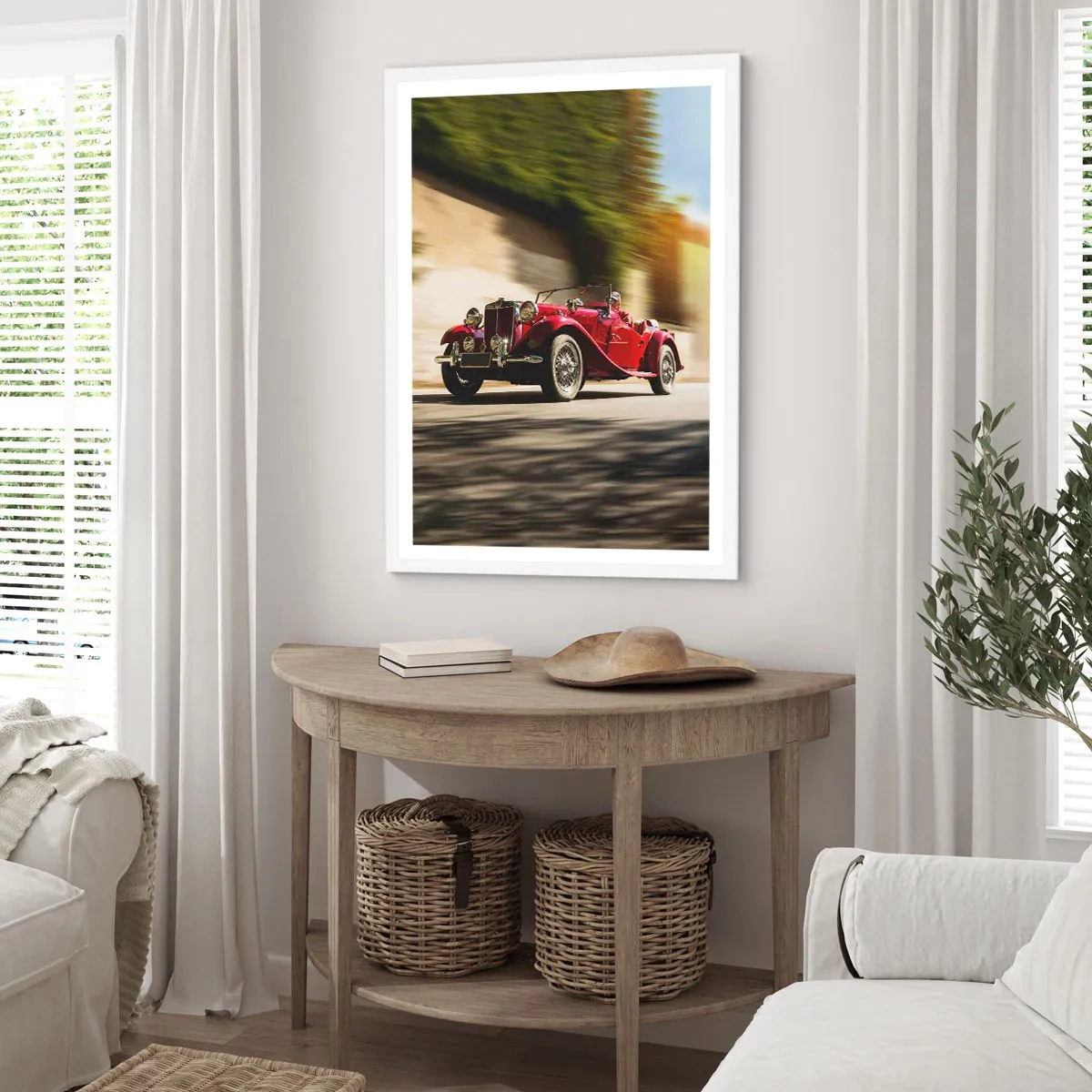 Poster in cornice bianca - Più bella della Nike di Samotracia - 70x100 cm