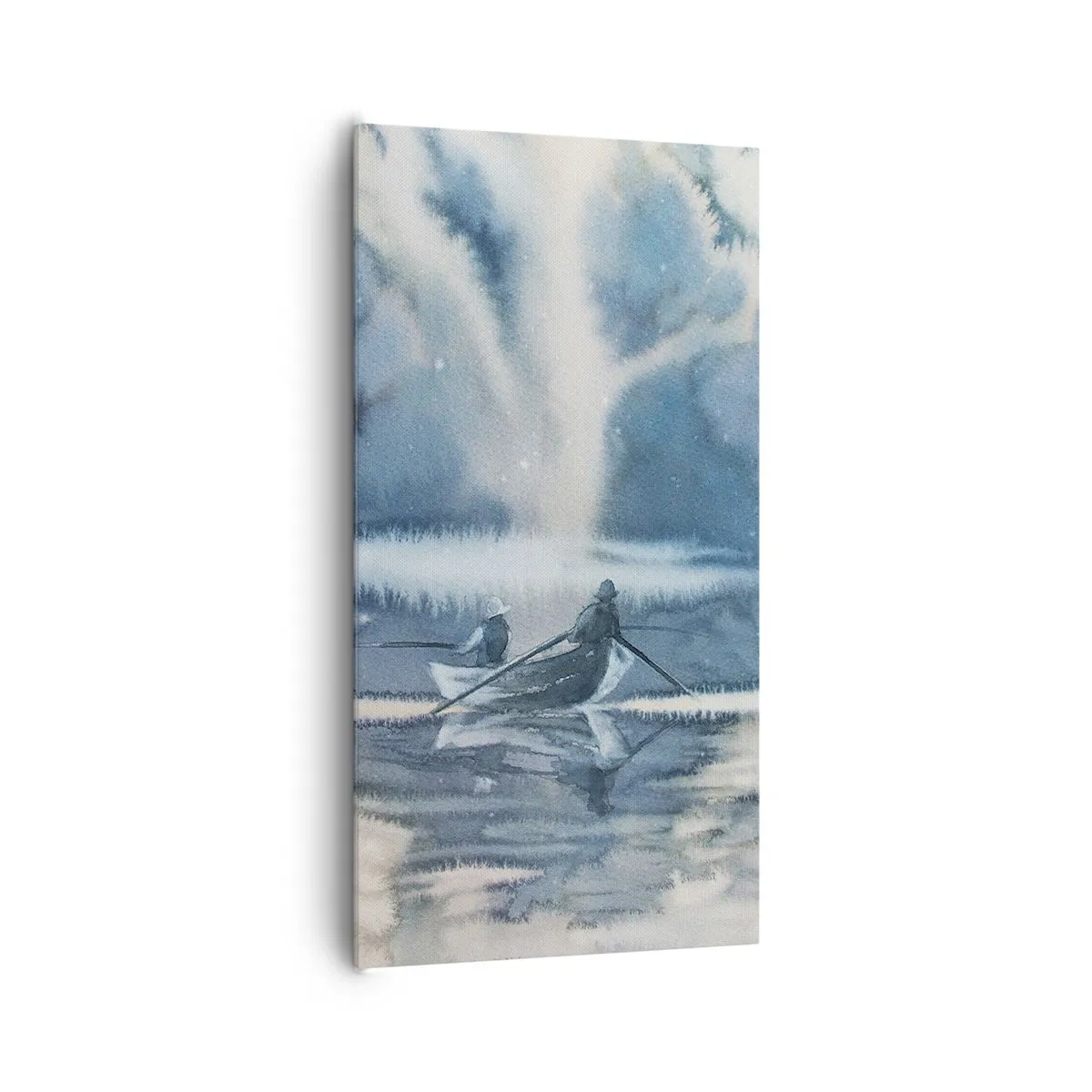 Quadro su tela - Stampe su Tela - I pescatori nel loro paradiso - 65x120 cm