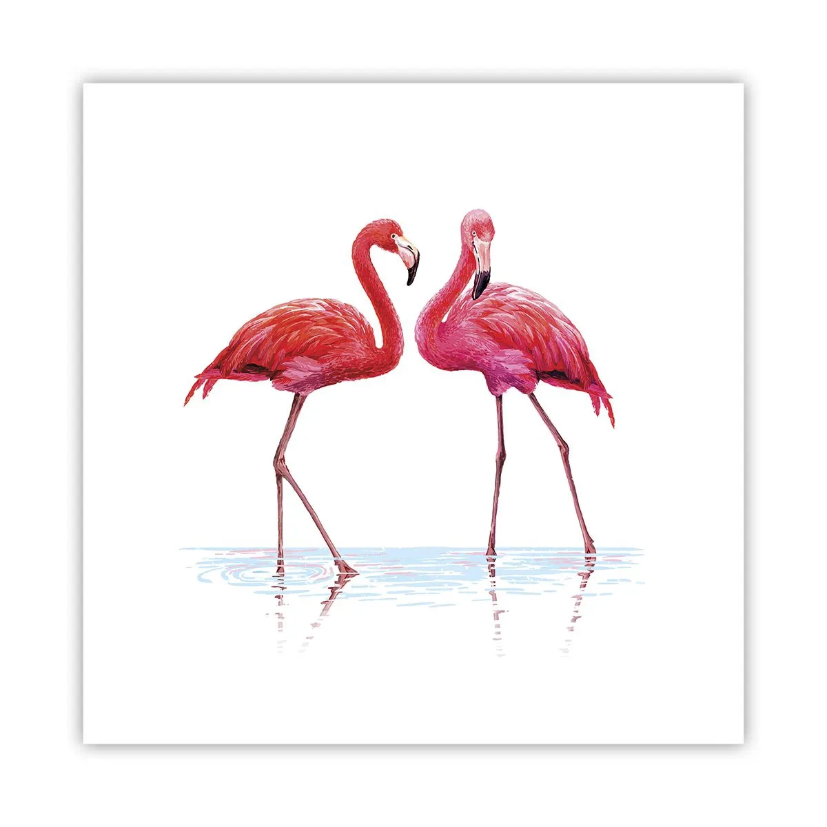 Poster - Appuntamento in rosa - 30x30 cm