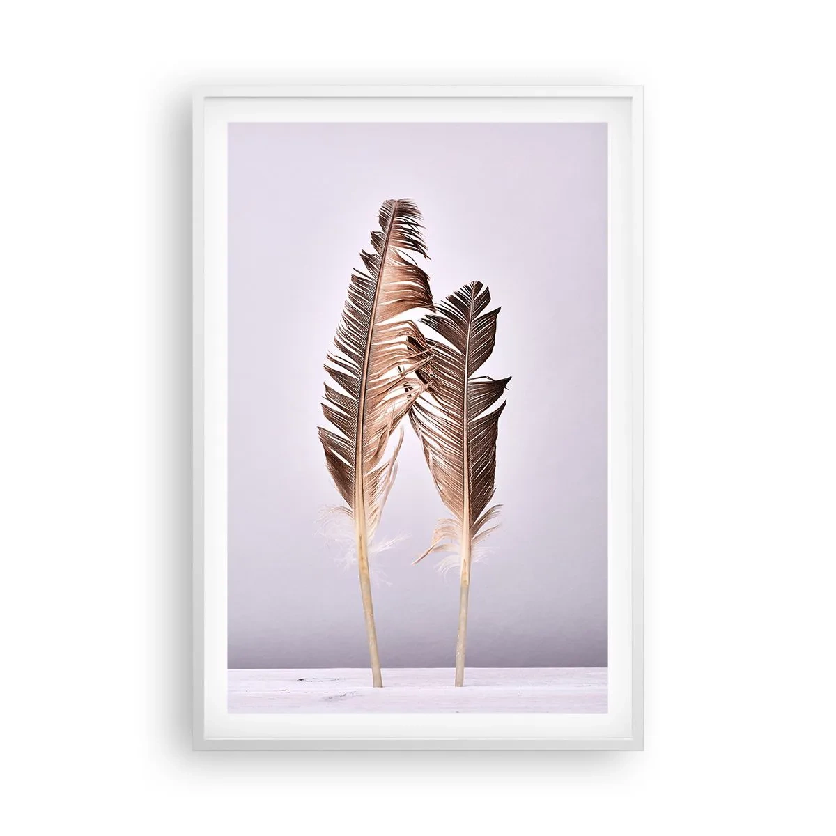 Poster in cornice bianca - Contro il nulla - 61x91 cm