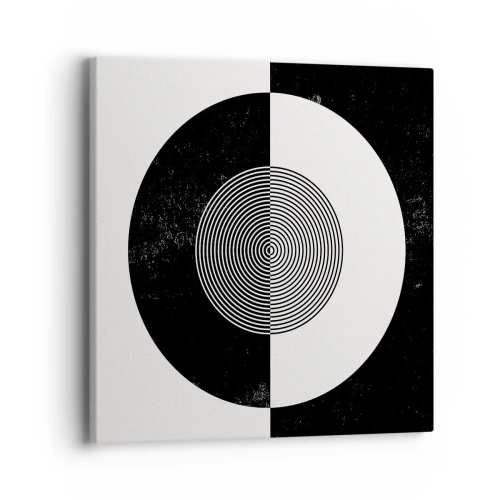 Quadro su tela - Stampe su Tela - Armonia in bianco e nero - 40x40 cm