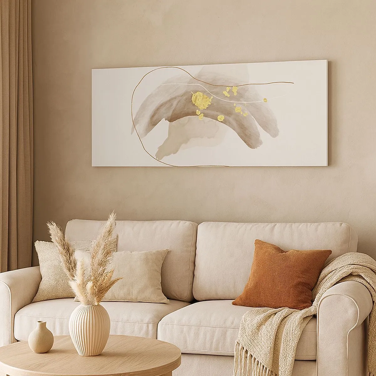 Quadro su tela - Stampe su Tela - Incontro nello spazio - 100x40 cm