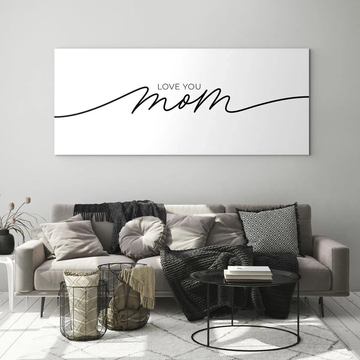 Quadro su vetro - Grande commozione - 100x40 cm