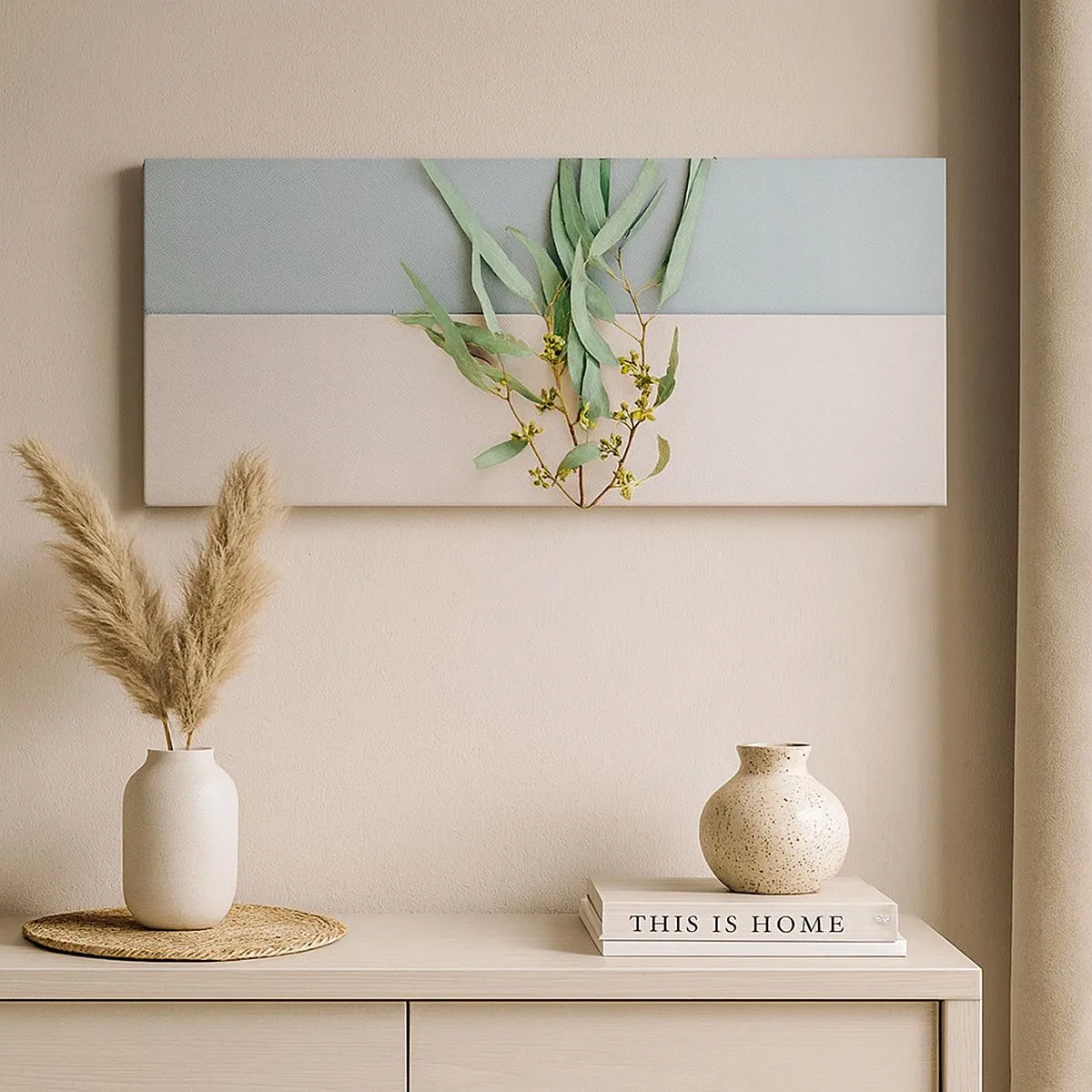 Quadro su tela - Stampe su Tela - Delicatezza pastello - 100x40 cm