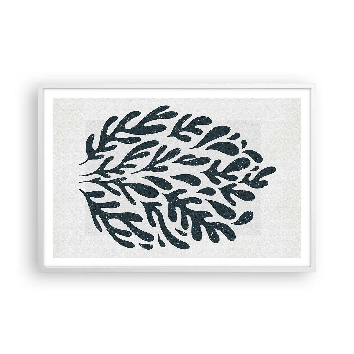 Poster in cornice bianca - Le forme della natura - 91x61 cm