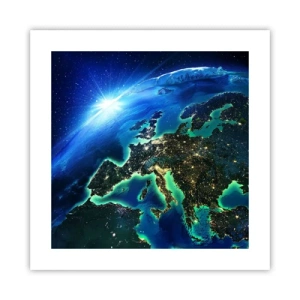 Poster - L'Europa scintillante - 40x40 cm