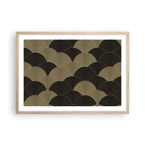 Poster in cornice rovere chiaro - Unità nella molteplicità - 70x50 cm