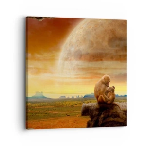 Quadro su tela - Stampe su Tela - L'amore è ovunque lo stesso - 30x30 cm