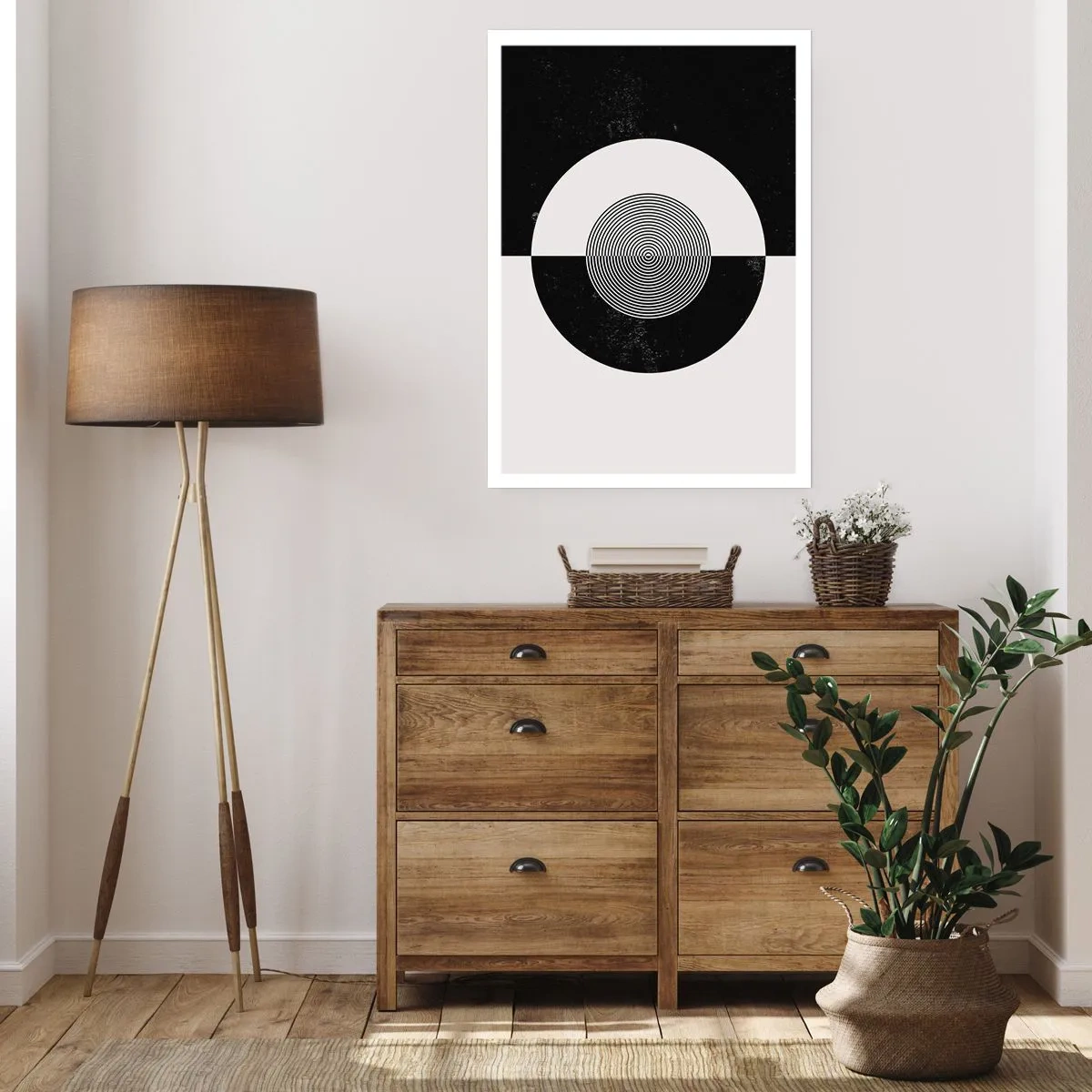 Poster - Armonia in bianco e nero - 61x91 cm