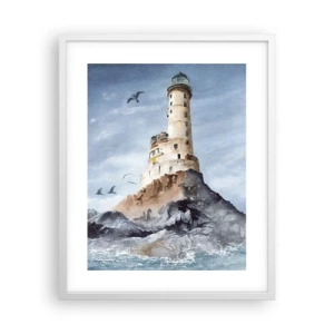 Poster in cornice bianca - Invincibile - 40x50 cm