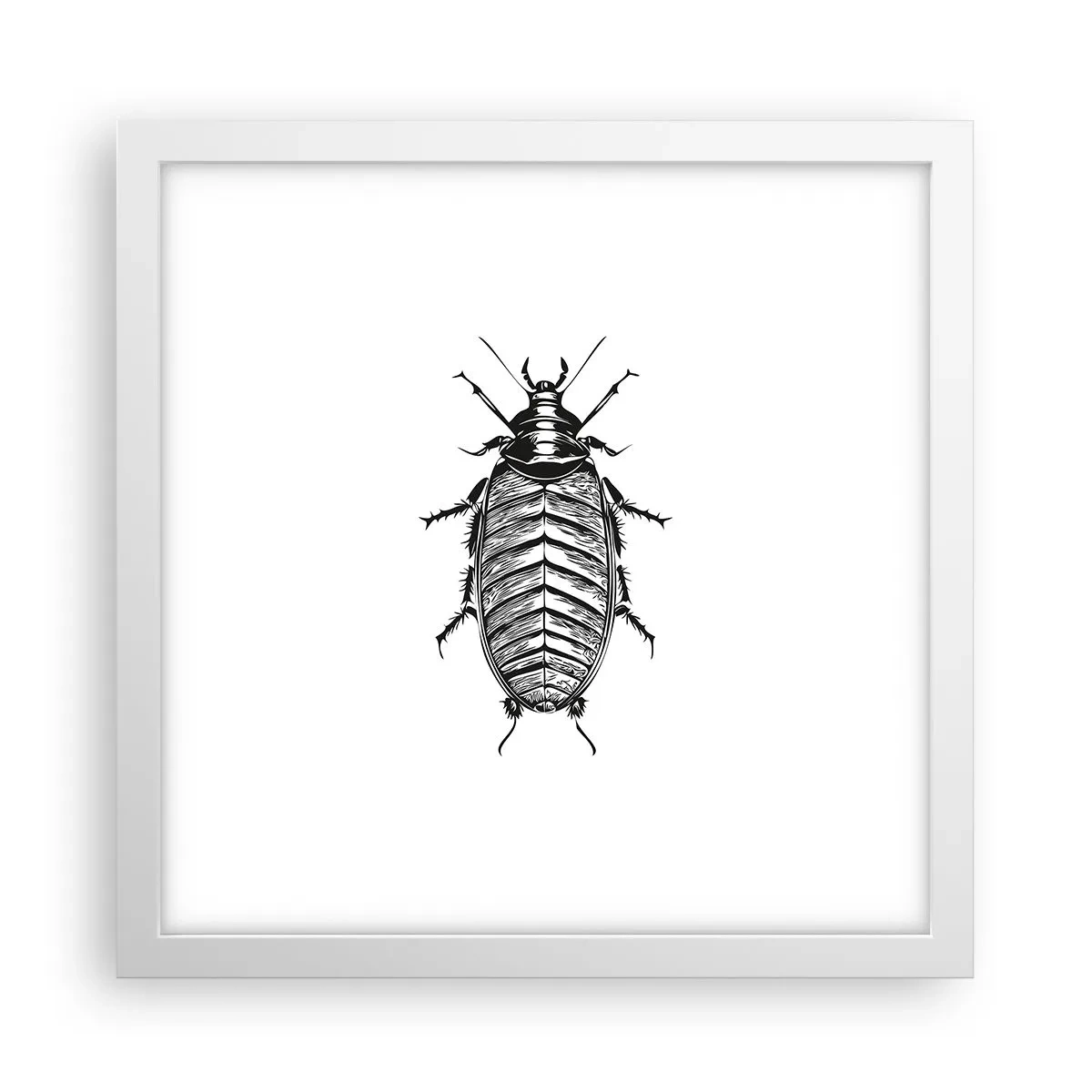 Poster in cornice bianca - Che esemplare! - 30x30 cm