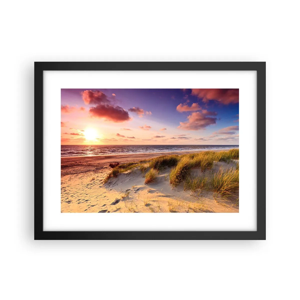 Poster in cornice nera - L'aria già profuma di estate - 40x30 cm