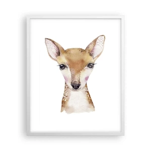 Poster in cornice bianca - La natura dell'innocenza - 40x50 cm