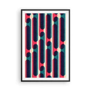 Poster in cornice nera - Avanti fino in fondo - 61x91 cm