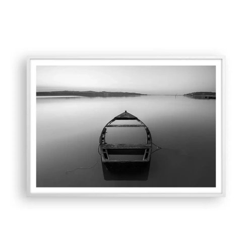 Poster in cornice bianca - Nostalgia e malinconia - 100x70 cm