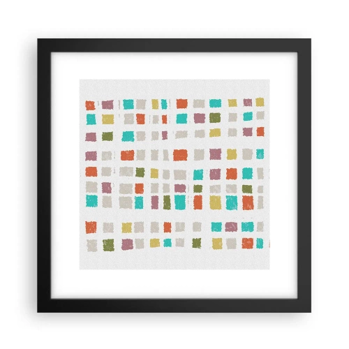 Poster in cornice nera - Un gioco sconosciuto - 30x30 cm