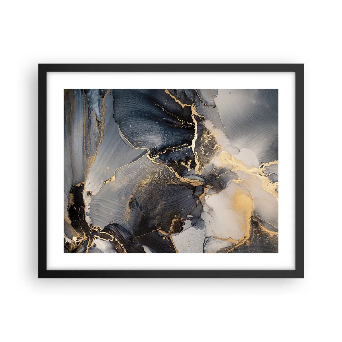Poster in cornice nera - Vita di pietra - 50x40 cm