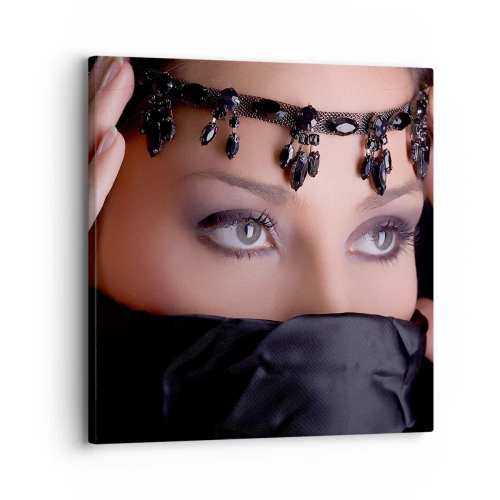 Quadro su tela - Stampe su Tela - Misteriosa tentatrice d'oriente - 30x30 cm