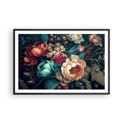 Poster in cornice nera - Il fascino del 19esimo secolo - 91x61 cm