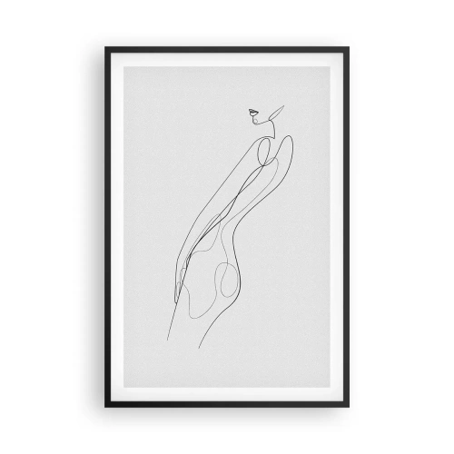 Poster in cornice nera - Appena una promessa - 61x91 cm