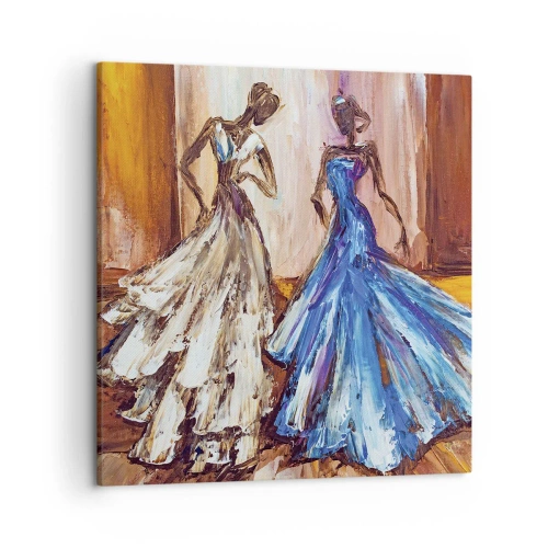 Quadro su tela - Stampe su Tela - Duetto armonioso - 50x50 cm