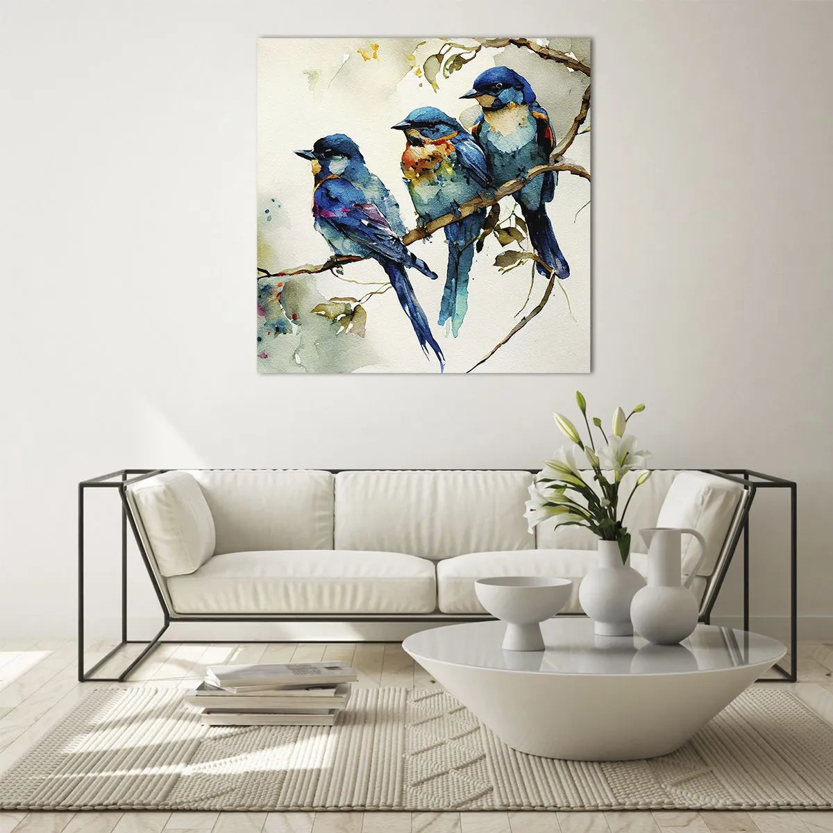 Quadro su vetro - Si è offeso? - 30x30 cm