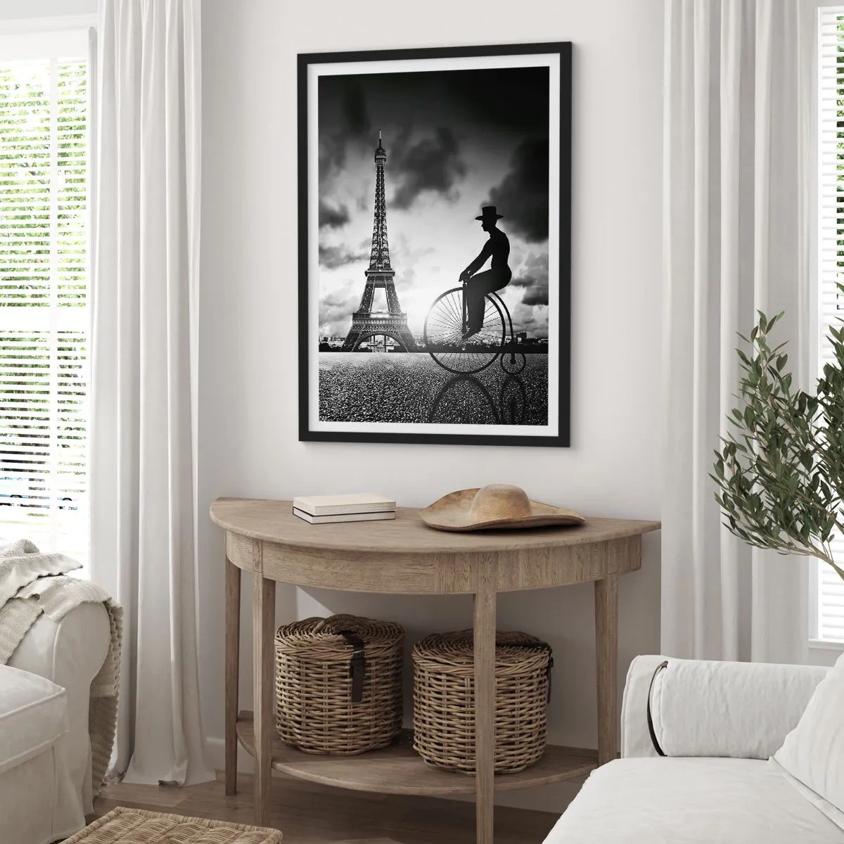 Poster in cornice nera - Nostalgia della Belle Epoque - 70x100 cm