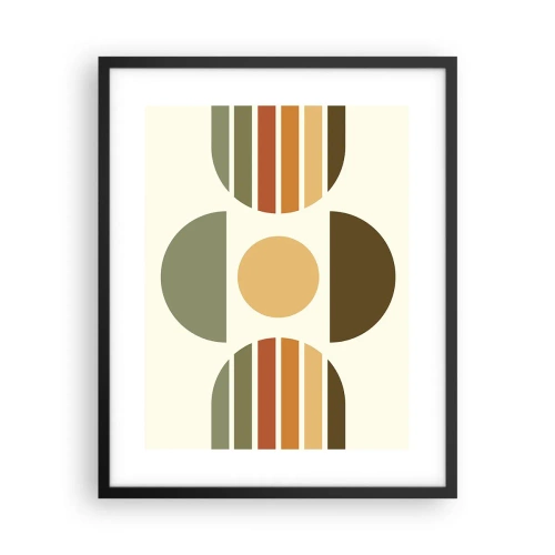 Poster in cornice nera - Nei colori della terra - 40x50 cm