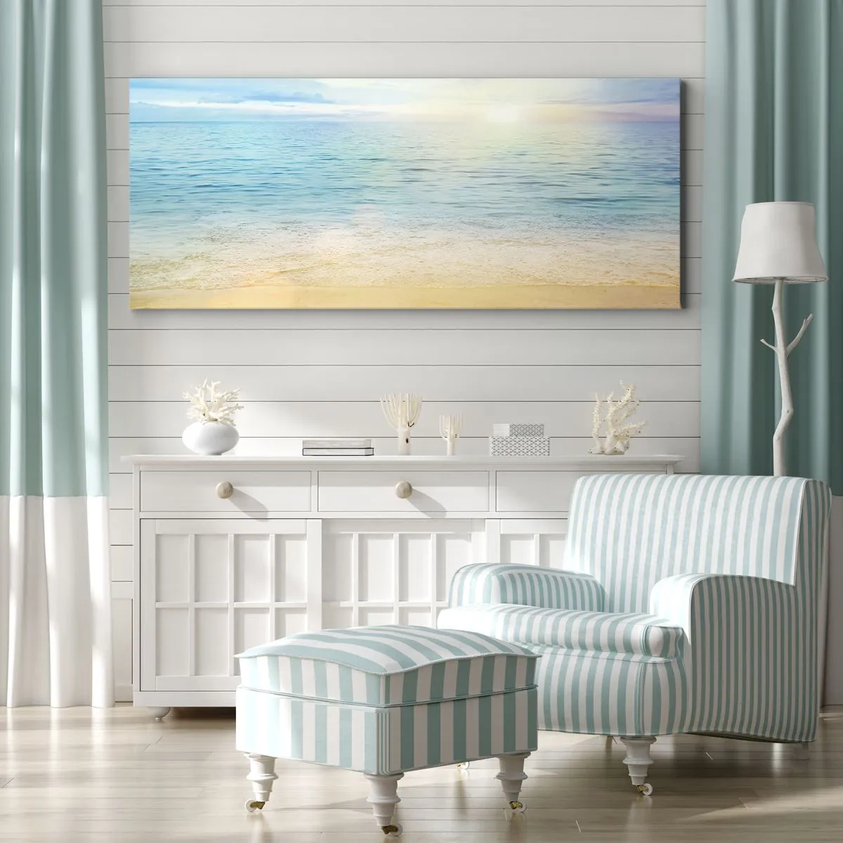 Quadro su tela - Stampe su Tela - Il grande blu - 100x40 cm