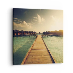 Quadro su tela - Stampe su Tela - Caldo invito - 30x30 cm