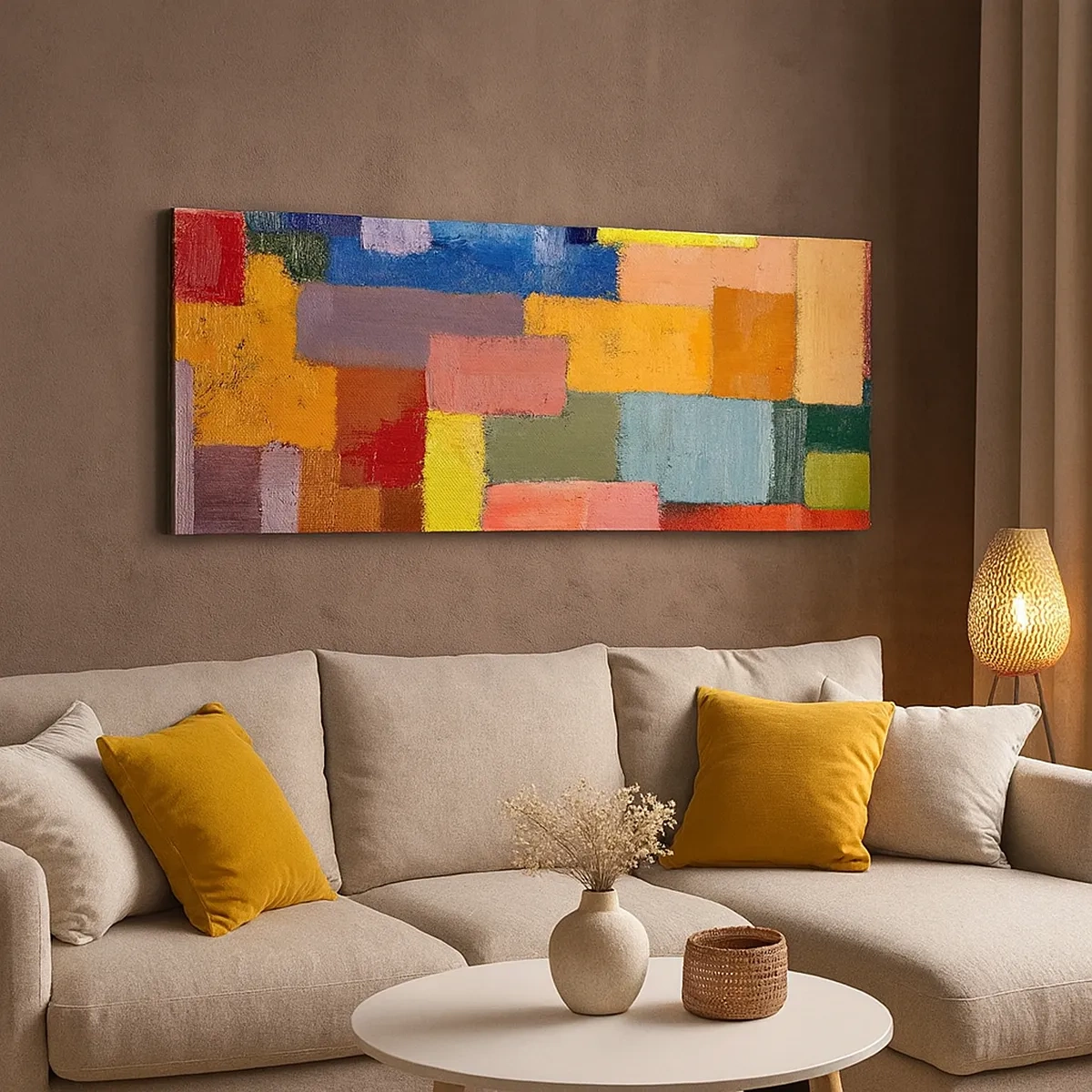 Quadro su tela - Stampe su Tela - Ognuno diverso, tutti colorati - 30x30 cm