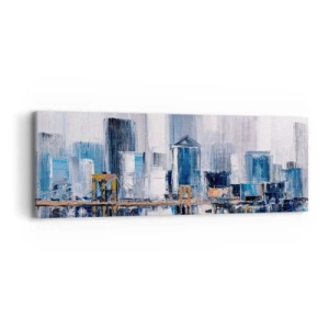 Quadro su tela - Stampe su Tela - Impressione di New York - 90x30 cm